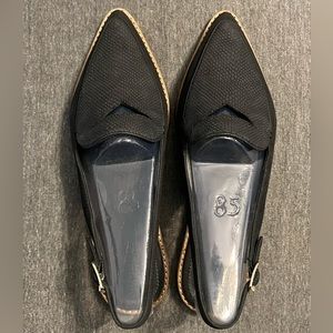 Sperry 8.5 Black Slingbacks
